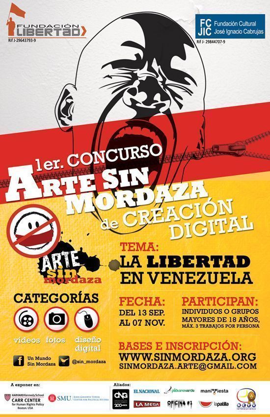 Primer Concurso ARTE SIN MORDAZA de Creación Digital