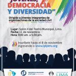 Aplica a la jornada “Jóvenes, democracia y diversidad”